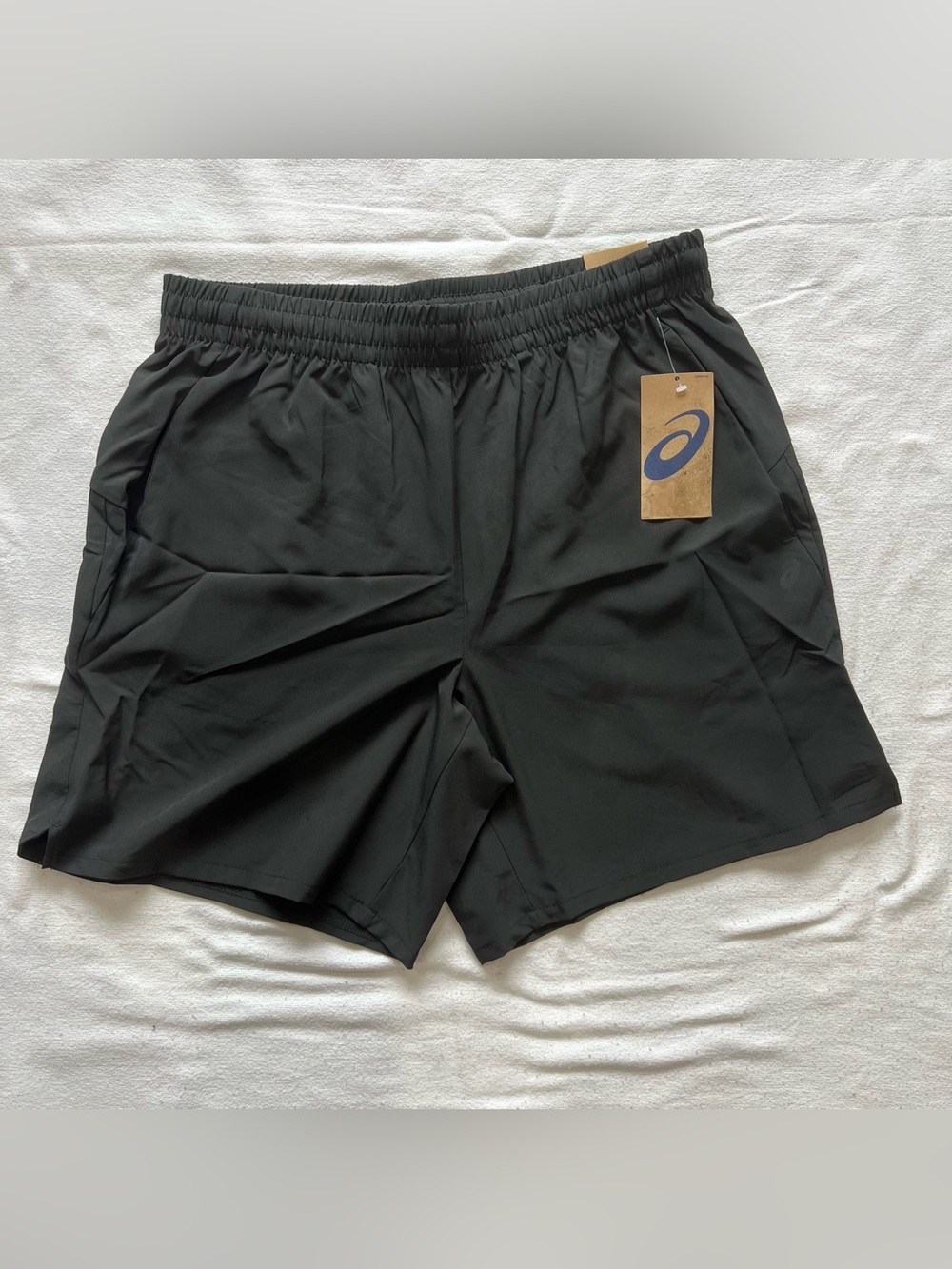 ASICS Men's Black 7” Inseam Training Athletic Gym Shorts Size M NWT